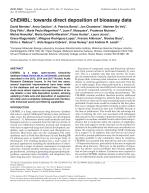 ChEMBL: towards direct deposition of bioassay data