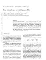 Local Kinematics and the Local Standard of Rest