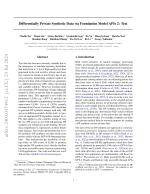 Differentially Private Synthetic Data via Foundation Model APIs 2: Text