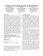 A Holistic Lexicon-Based Approach to Opinion Mining