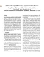 Multilevel Hypergraph Partitioning: Application in VLSI Domain