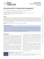 How persuasive is AI-generated propaganda?