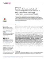 Enacting inclusive science: Culturally responsive higher education practices in science, technology, engineering, mathematics, and medicine (STEMM)