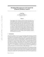 Designing Heterogeneous LLM Agents for Financial Sentiment Analysis