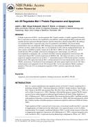 mir-29 Regulates Mcl-1 Protein Expression and Apoptosis