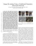 Image De-raining Using a Conditional Generative Adversarial Network