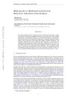 Hierarchical Representations for Efficient Architecture Search