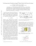 New Measurement of the Electron Magnetic Moment and the Fine Structure Constant