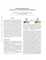 Hierarchical Diffusion Policy for Kinematics-Aware Multi-Task Robotic Manipulation