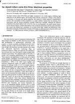 Tin doped indium oxide thin films: Electrical properties
