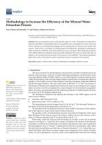 Methodology to Increase the Efficiency of the Mineral Water Extraction Process