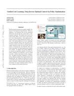 Guided Cost Learning: Deep Inverse Optimal Control via Policy Optimization