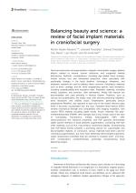 Balancing beauty and science: a review of facial implant materials in craniofacial surgery