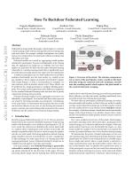 How To Backdoor Federated Learning