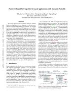Parrot: Efficient Serving of LLM-based Applications with Semantic Variable