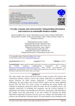 Circular economy and cybersecurity: Safeguarding information and resources in sustainable business models