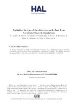 Radiative forcing of the direct aerosol effect from AeroCom Phase II simulations