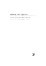 The Malliavin Calculus and Related Topics