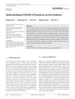 Understanding of COVID-19 based on current evidence