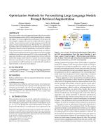 Optimization Methods for Personalizing Large Language Models through Retrieval Augmentation