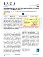 Chemoselective Heterogeneous Hydrogenation of Sulfur Containing Quinolines under Mild Conditions