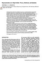 Representations for Rigid Solids: Theory, Methods, and Systems