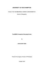 The MERIS Terrestrial Chlorophyll Index