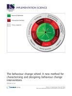 The behaviour change wheel: A new method for characterising and designing behaviour change interventions
