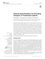 Antimicrobial Peptides: An Emerging Category of Therapeutic Agents