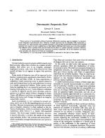 Deterministic Nonperiodic Flow