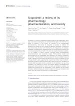 Scopoletin: a review of its pharmacology, pharmacokinetics, and toxicity