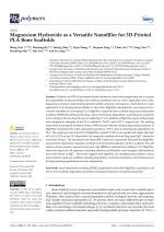 Magnesium Hydroxide as a Versatile Nanofiller for 3D-Printed PLA Bone Scaffolds