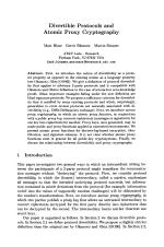 Divertible Protocols and Atomic Proxy Cryptography