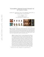 GaussianFlow: Splatting Gaussian Dynamics for 4D Content Creation