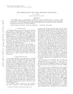 THE TEMPERATURE OF THE COSMIC MICROWAVE BACKGROUND