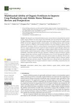 Multifaceted Ability of Organic Fertilizers to Improve Crop Productivity and Abiotic Stress Tolerance: Review and Perspectives