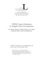OFDM Channel Estimation by Singular Value Decomposition