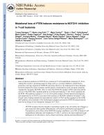 Mutational loss of PTEN induces resistance to NOTCH1 inhibition in T-cell leukemia