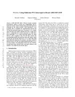 WESEE: Using Malicious #VC Interrupts to Break AMD SEV-SNP