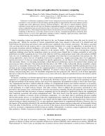 Memory devices and applications for in-memory computing