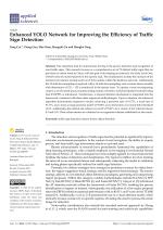Enhanced YOLO Network for Improving the Efficiency of Traffic Sign Detection
