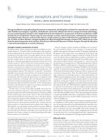 Estrogen receptors and human disease