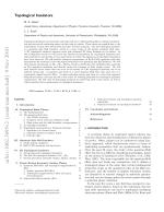 Topological Insulators