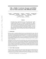 Vidu: a Highly Consistent, Dynamic and Skilled Text-to-Video Generator with Diffusion Models