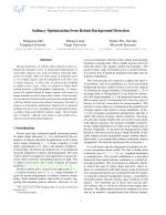 Saliency Optimization from Robust Background Detection