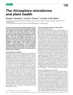 The rhizosphere microbiome and plant health