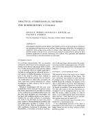 PRACTICAL STEREOLOGICAL METHODS FOR MORPHOMETRIC CYTOLOGY