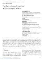 The brain basis of emotion: A meta-analytic review