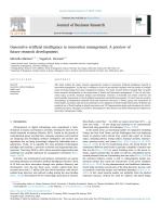 Generative artificial intelligence in innovation management: A preview of future research developments