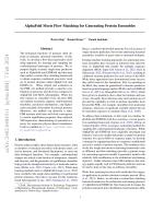 AlphaFold Meets Flow Matching for Generating Protein Ensembles
